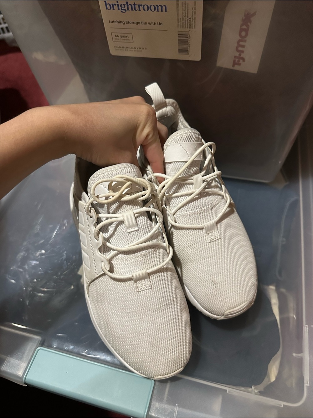Adidas Women’s Lightweight White Sneakers